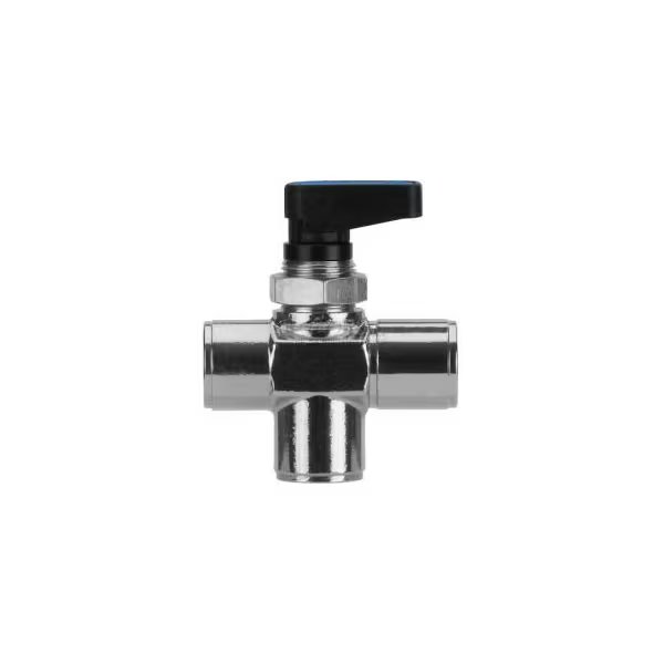 AIGNEP 3-Pos Mini Ball Valve 86710-04, Open Center, 1/4